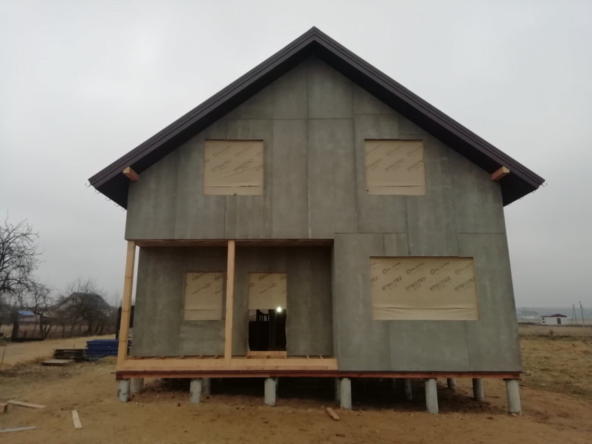 Завершено строительство дома  в Несвиже