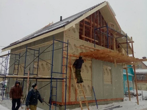 Строительство дома по проекту Оптимал 109