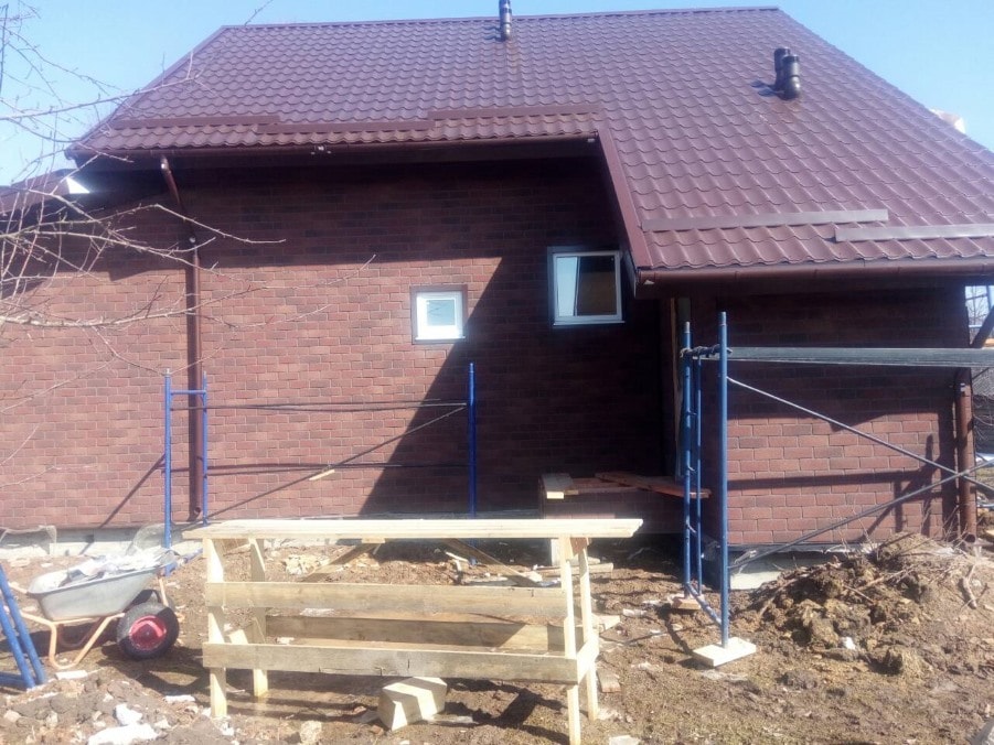 Строительство каркасного дома в Городище. 