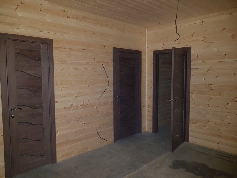 Завершено строительство деревянного дома