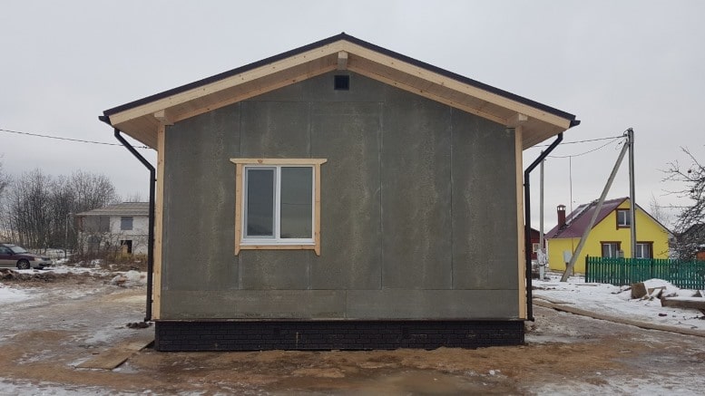 Завершено строительство деревянного дома