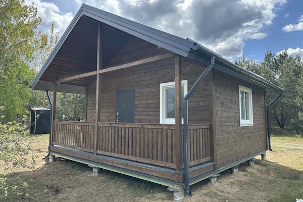 Каркасный дом 6х6.5м