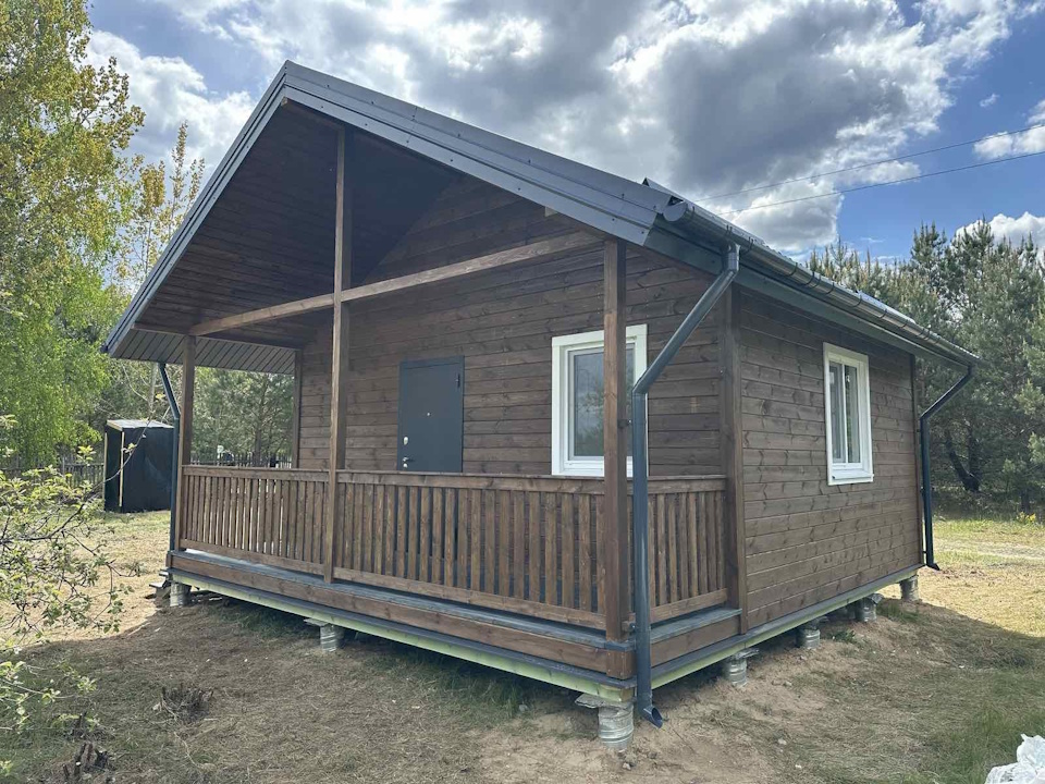 Каркасный дом 6х6.5м