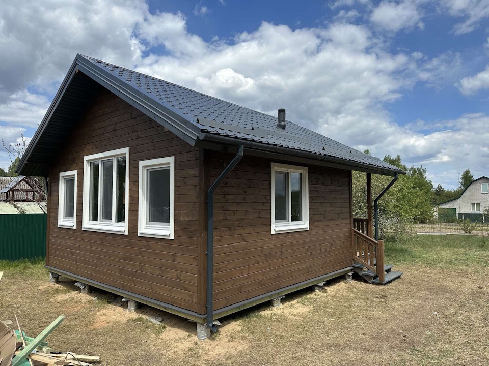 Каркасный дом 6х6.5м