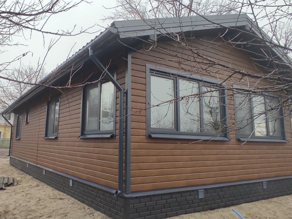 Каркасный дом 6х12.5м