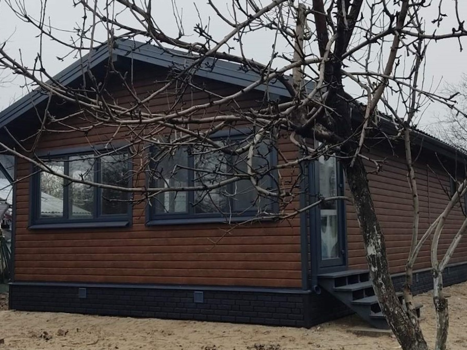 Каркасный дом 6х12.5м