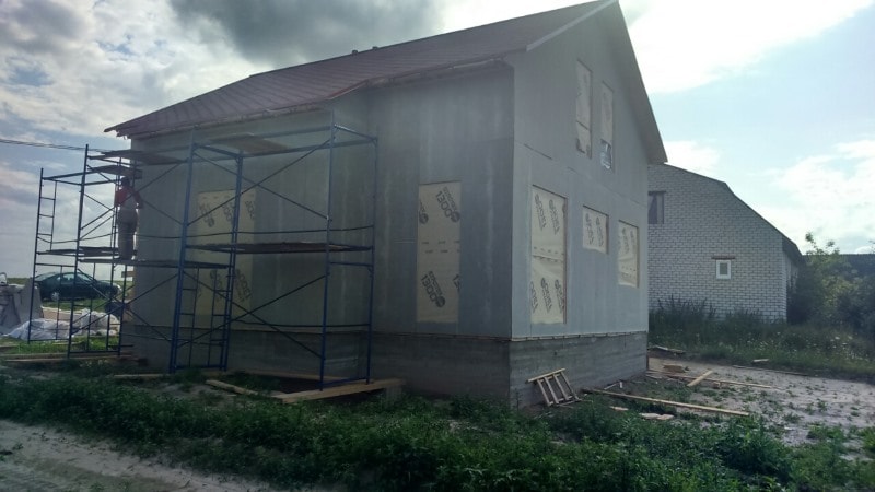 Строительство фахверкового дома в Беларуси