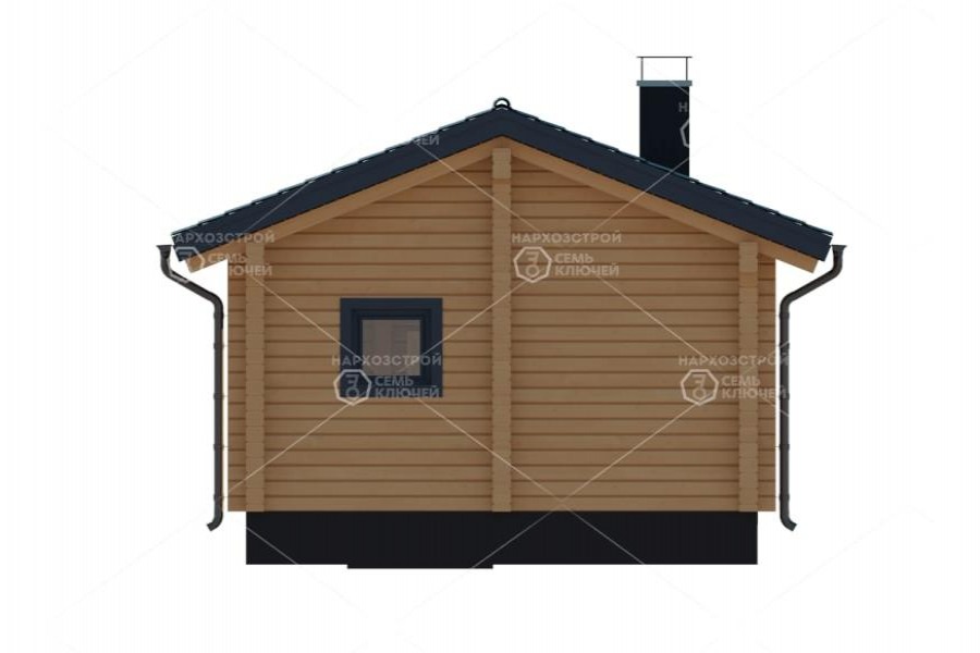 Баня с террасой Угра 50