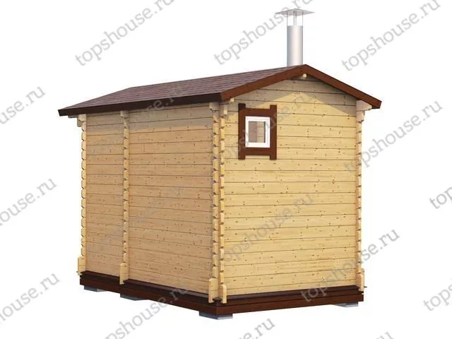 Мини-баня 3м (два помещения)