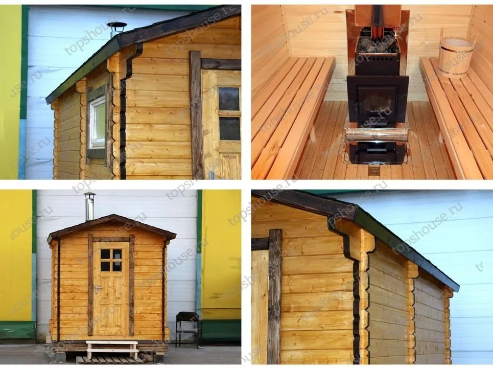 Мини-баня 6м (три помещения)