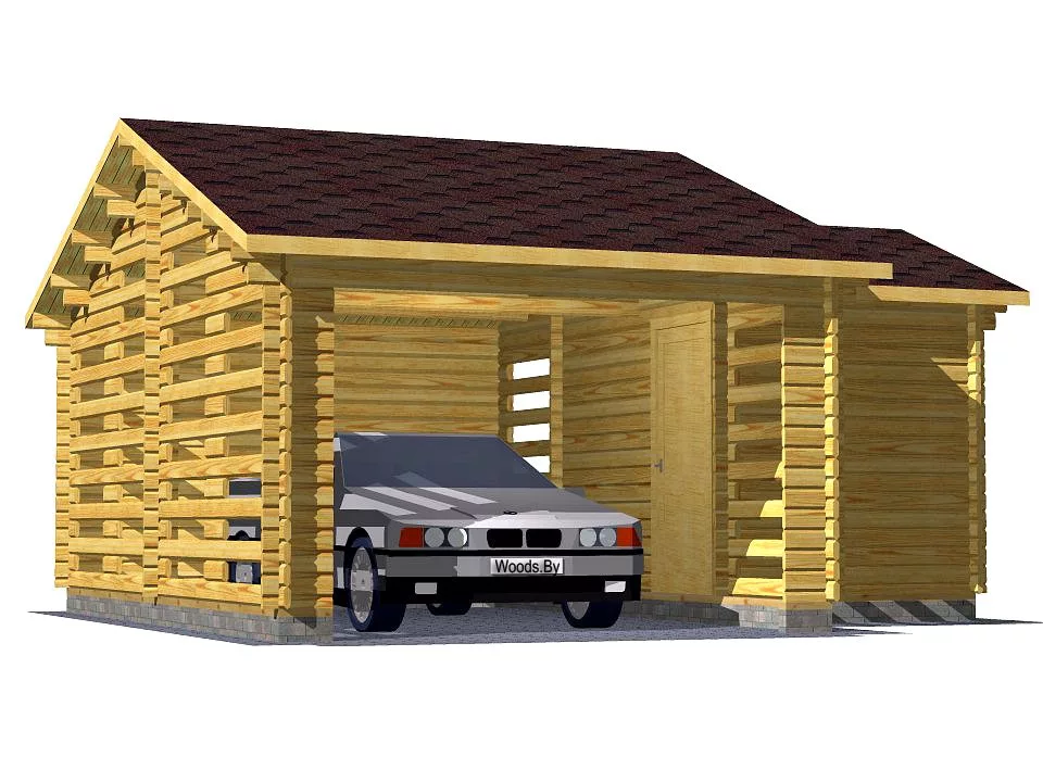 Навес с кладовкой «Мечта хозяина»