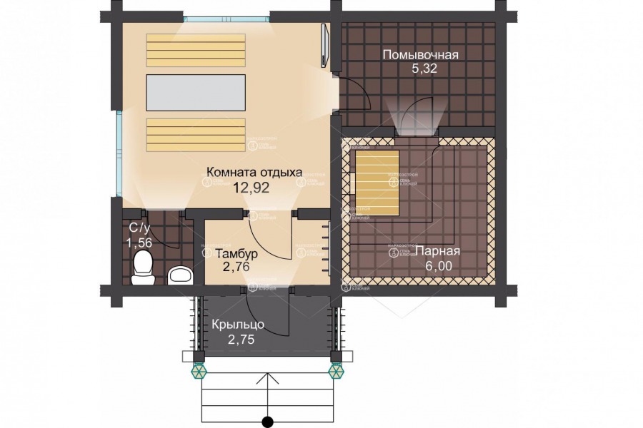 БАНЯ ПРОТВА 38м2